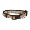 Obojek Savane Nylon – Leopard Beige 20-32 cm x 10 mm