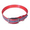 Obojek Fluorescent Collar with Reflective Stripe – Red 23-85 cm x 25 mm