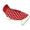 Pullover Fun Red White Dots T26